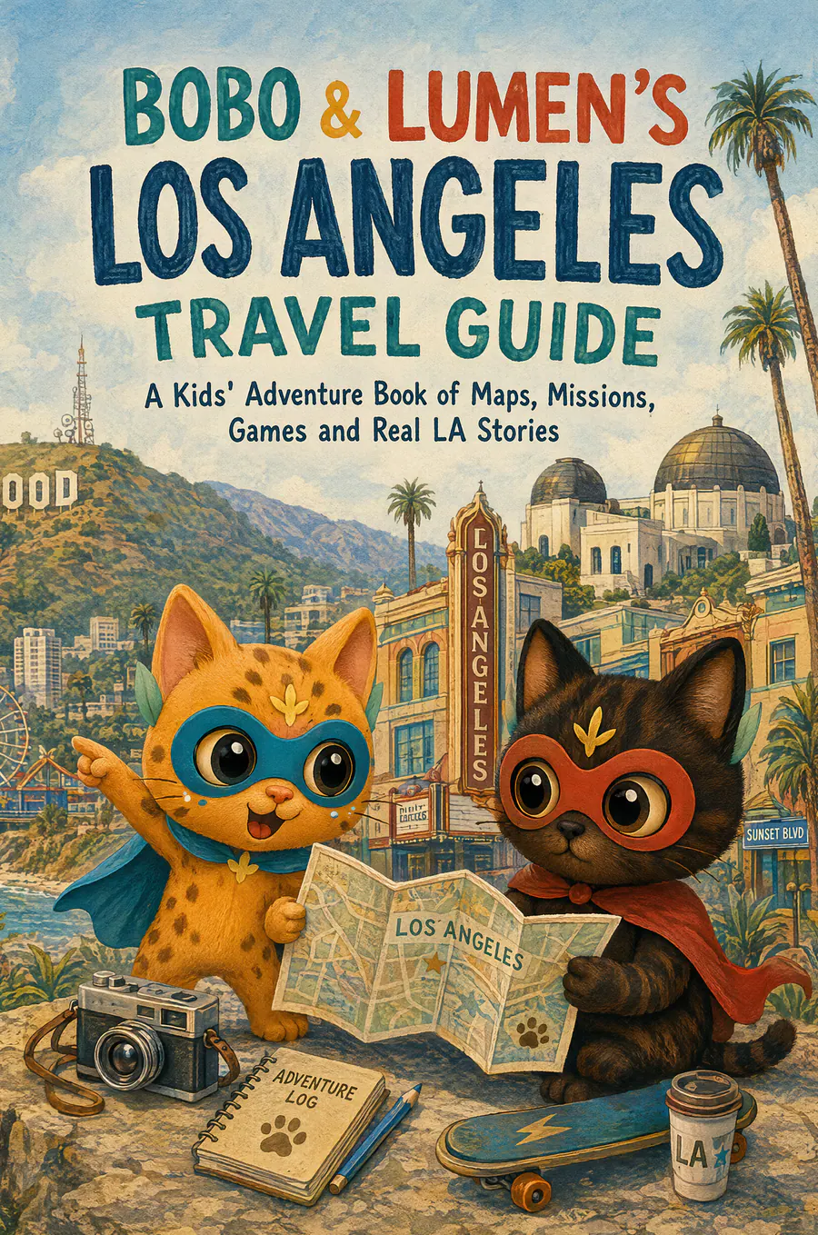 Bobo & Lumen's Los Angeles Travel Guide cover