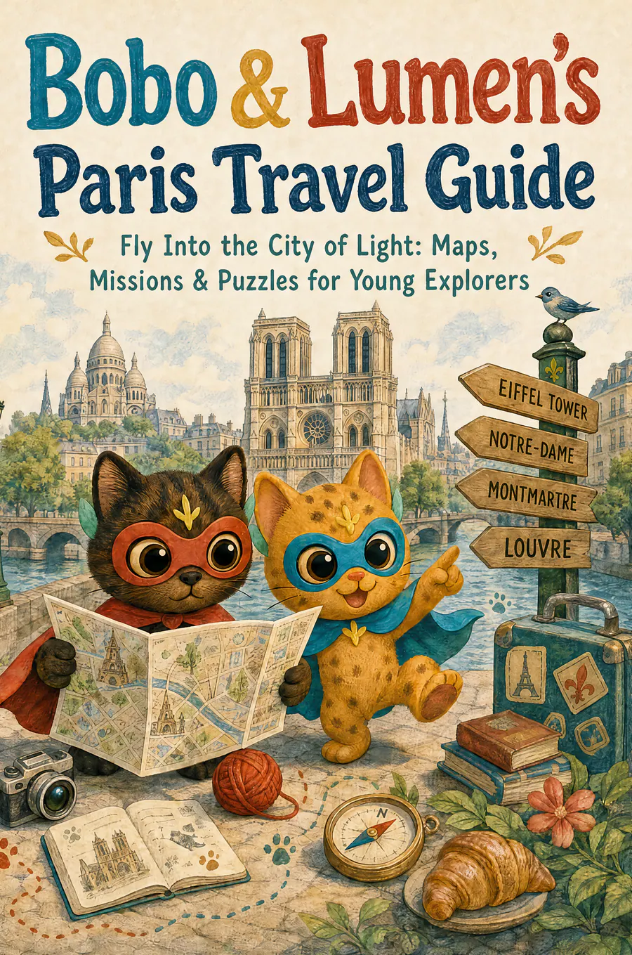 Bobo & Lumen’s Paris Travel Guide cover