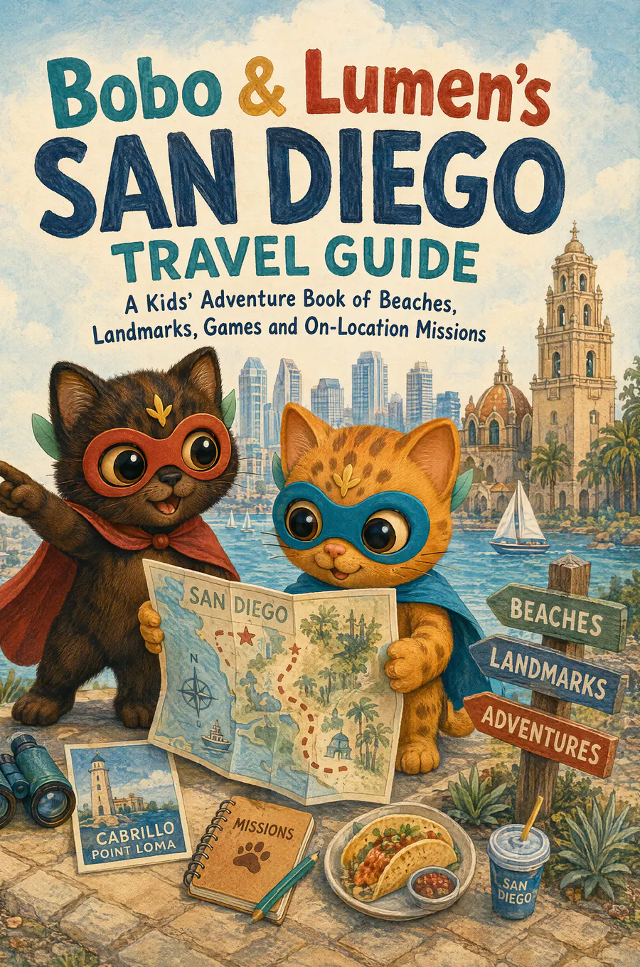 Bobo & Lumen's San Diego Travel Guide cover