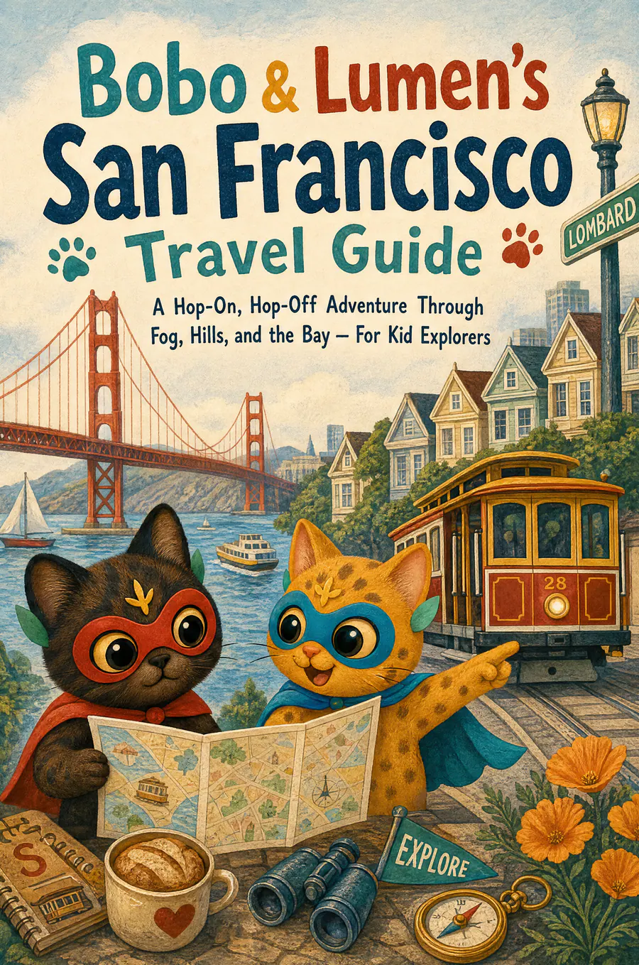 Bobo & Lumen's San Francisco Travel Guide cover