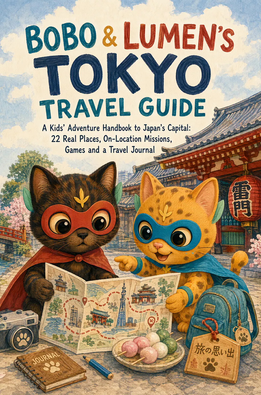 Bobo & Lumen's Tokyo Travel Guide cover